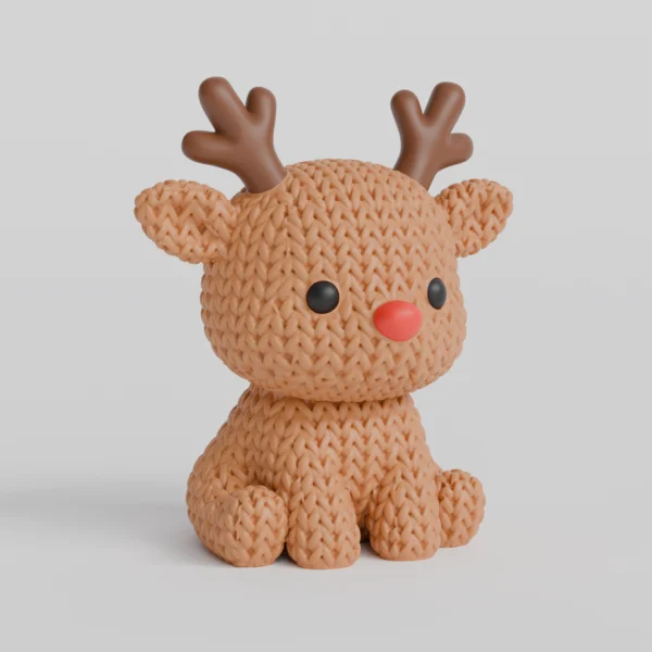 Reno Navideño Tejido