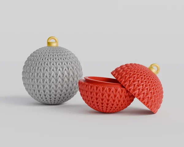 render2 (1) Esfera de Navidad Tejida